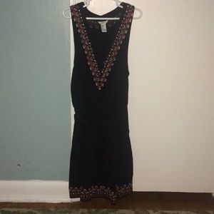 Black Aztec dress